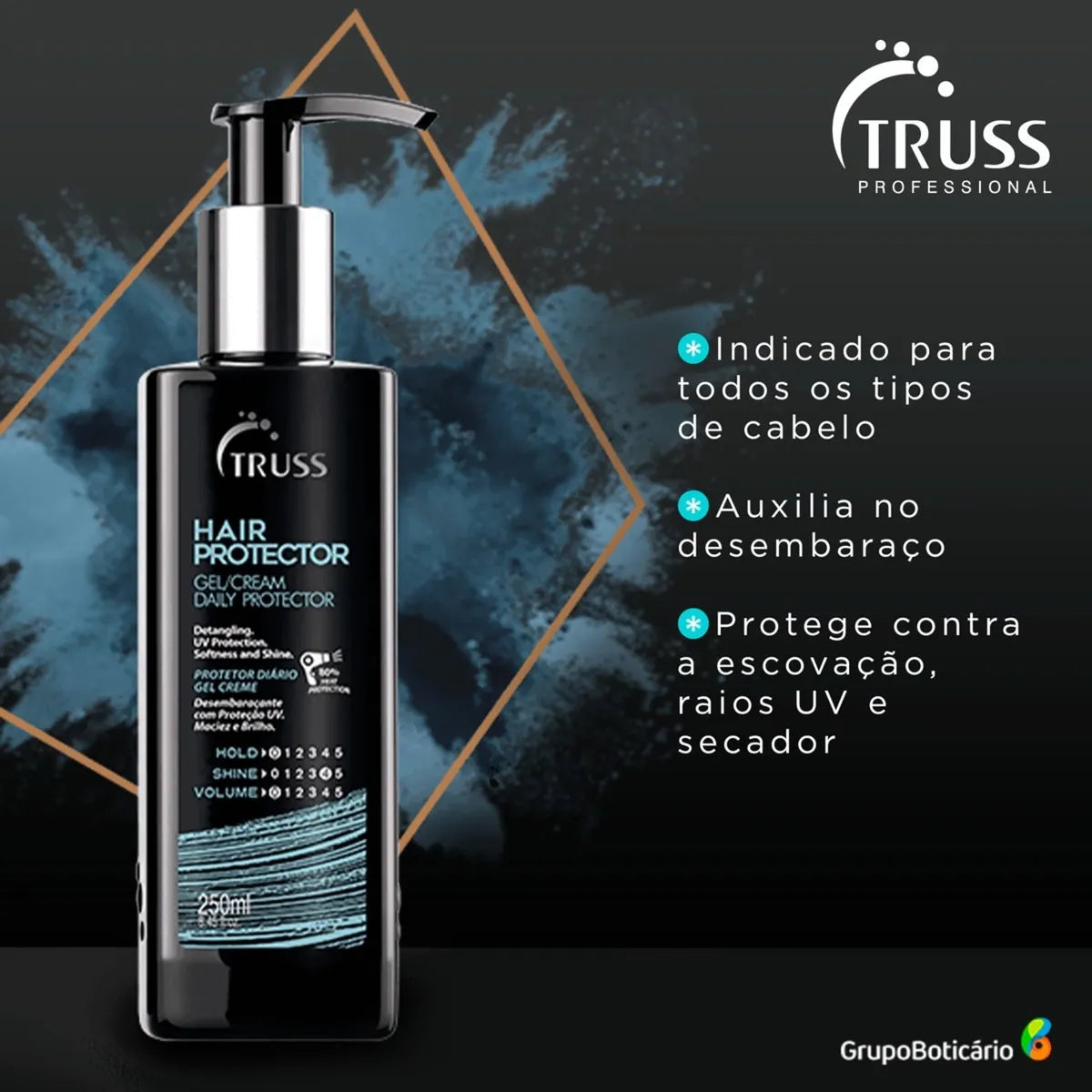 TRUSS Brush Keratin - Leave-in e Protetor térmico 250ml