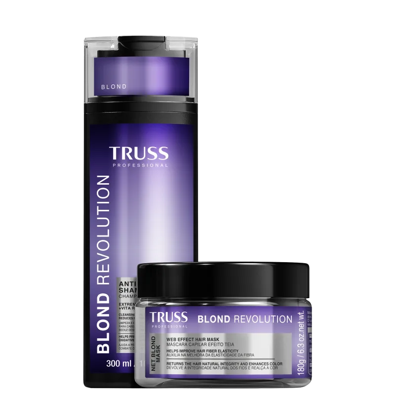 Kit TRUSS Blond Revolution Duo (2 Produtos) – Shampoo e Máscara