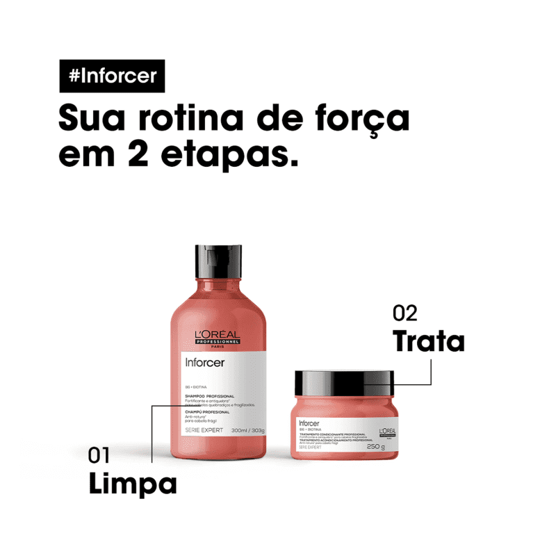 Kit L’Oréal Professionnel Inforcer Serie Expert Treat - Shampoo e Máscara