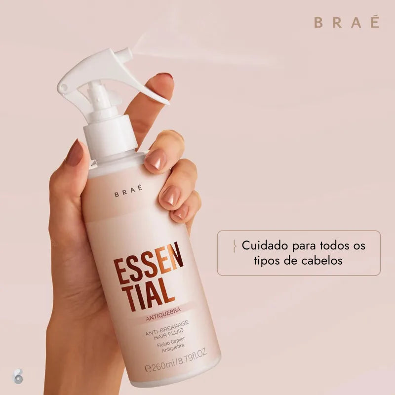 Kit Braé Essential Revival Reparador - Finalizador e óleo