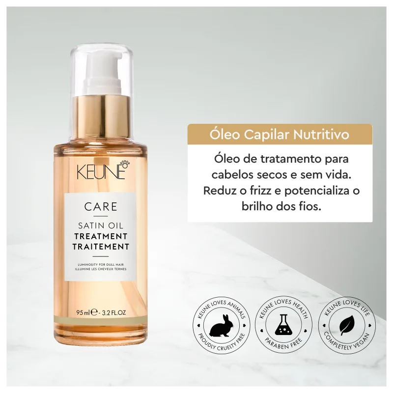 Keune Care Satin Oil – Óleo Capilar 95 ml
