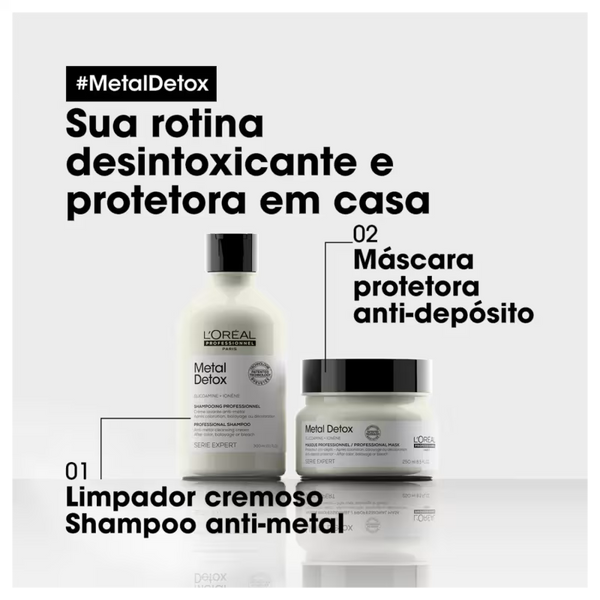 Kit L'Oréal Professionnel Metal Detox Duo (2 Produtos)