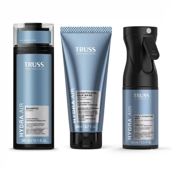 Combo Hydra Air: Shampoo 300ml + CondMask Máscara Condicionante 200ml + Bruma Aromatizadora 150ml