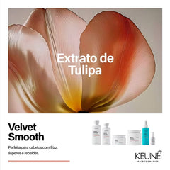 Kit Keune Velvet Smooth - Alinhamento e Maciez (2 Produtos) + Escova couro cabeludo brinde