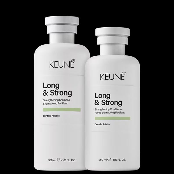 Shampoo + Condicionador Long & Strong Keune ( 2 Produtos) + + escova couro cabeludo brinde