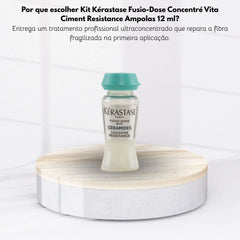 Ampola Kérastase Fusio-Dose Concentré Vita Ciment Résistance 12 ml