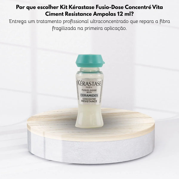 Ampola Kérastase Fusio-Dose Concentré Vita Ciment Résistance 12 ml