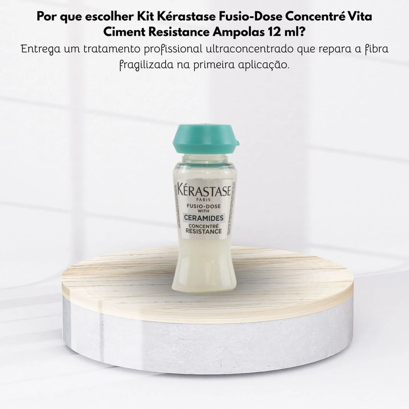 Ampola Kérastase Fusio-Dose Concentré Vita Ciment Résistance 12 ml