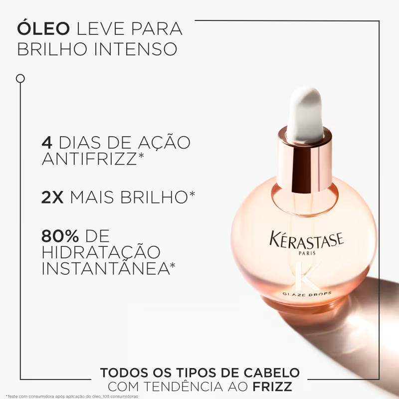 Kérastase Gloss Absolu Glaze Drops - Óleo Capilar Antifrizz 45ml