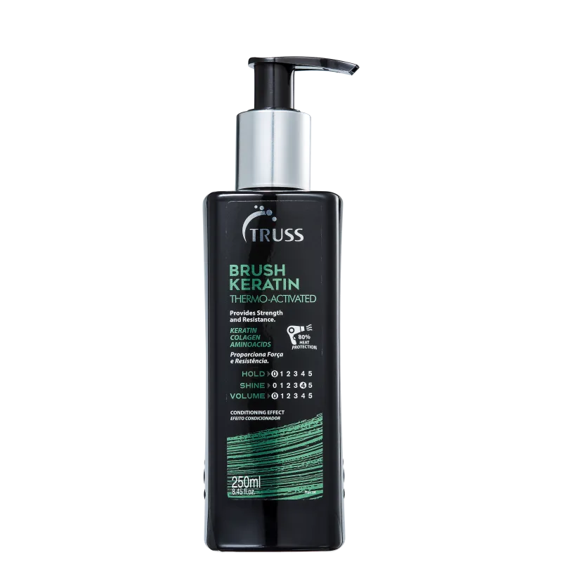 TRUSS Brush Keratin - Leave-in e Protetor térmico 250ml