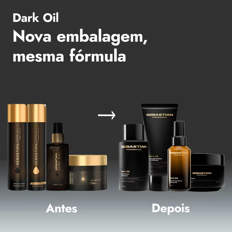 Kit Sebastian Professional Dark Oil Mask Home (2 Produtos)