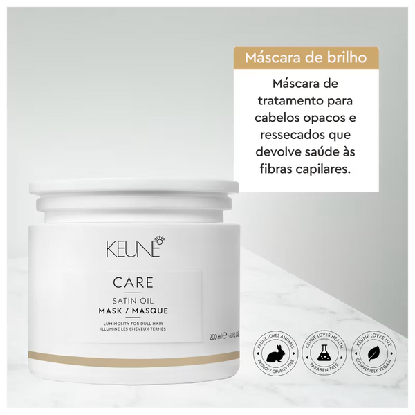 Keune Care Satin Oil - Máscara Capilar 200ml