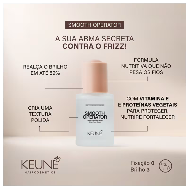 Keune Style Smooth Operator - Sérum Capilar 30ml