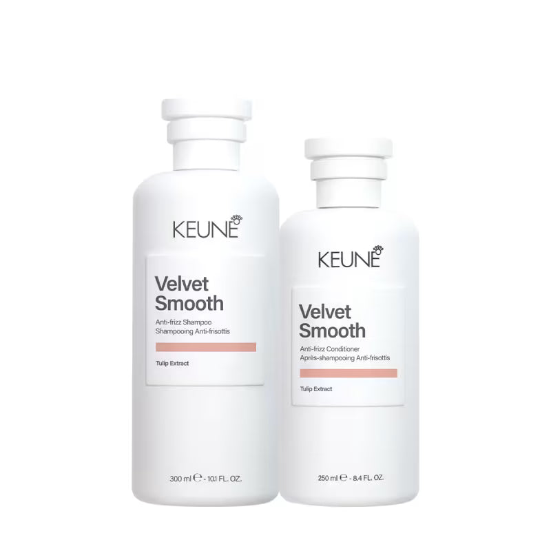 Kit Keune Velvet Smooth - Alinhamento e Maciez (2 Produtos) + Escova couro cabeludo brinde