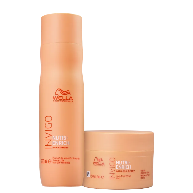 Kit Wella Professionals Invigo Nutri-Enrich Double - Shampoo e Máscara