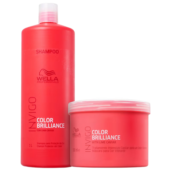 Kit Wella Professionals Invigo Collor Brilliance Duo Salon Bright (2 Produtos)