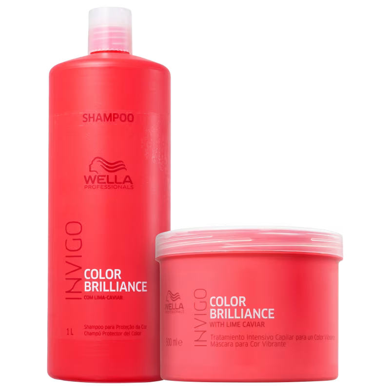 Kit Wella Professionals Invigo Collor Brilliance Duo Salon Bright (2 Produtos)