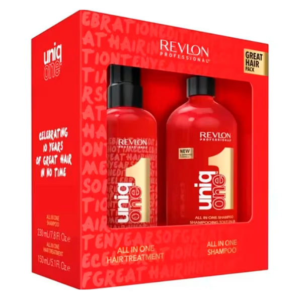 Kit Revlon Uniq One Leave-in 150ml + Shampoo 230ml