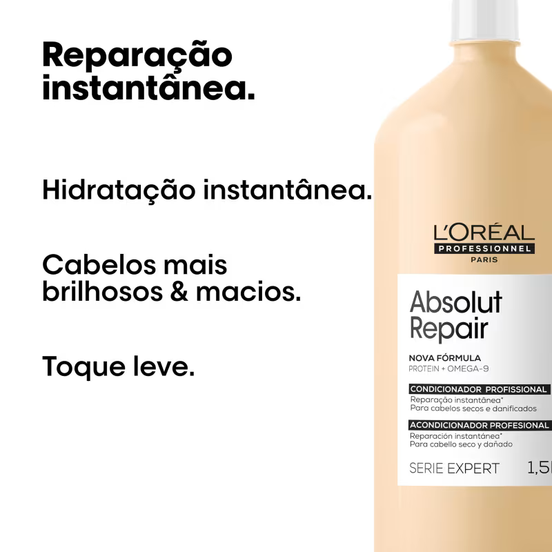 L'Oréal Professionnel Serie Expert Absolut Repair Omega-9 + Protein - Condicionador 1,5L