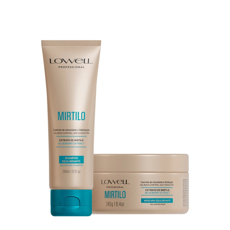 Kit Lowell Extrato de Mirtilo Duo (2 Produtos)Shampoo e máscara