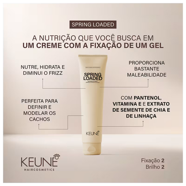 Keune Style Spring Loaded - Gel Ativador de Cachos 150ml