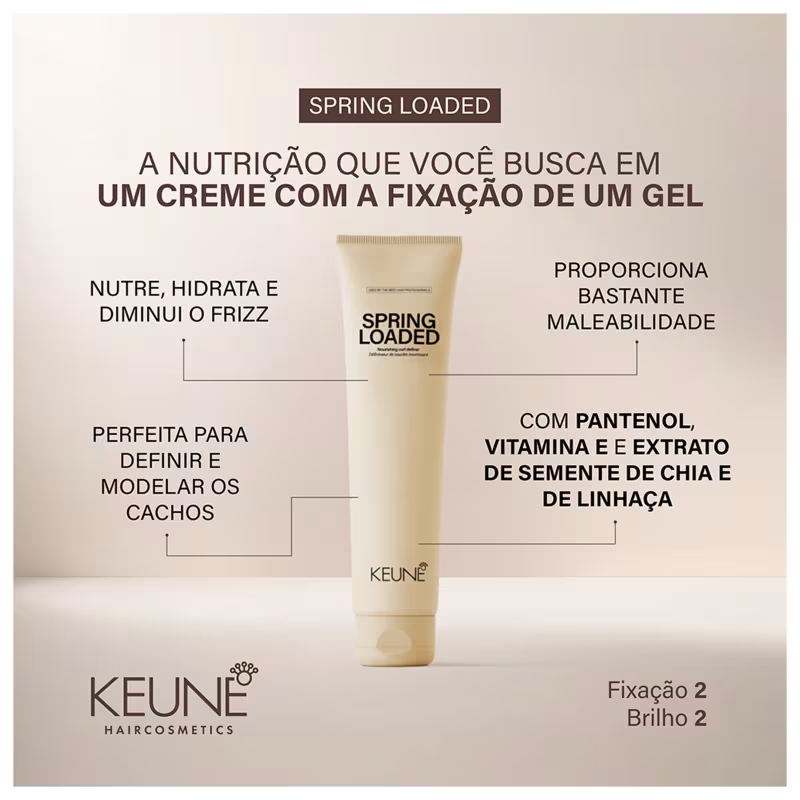 Keune Style Spring Loaded - Gel Ativador de Cachos 150ml
