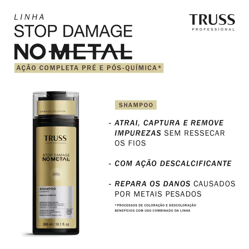 TRUSS Stop Damage No Metal - Shampoo 300ml