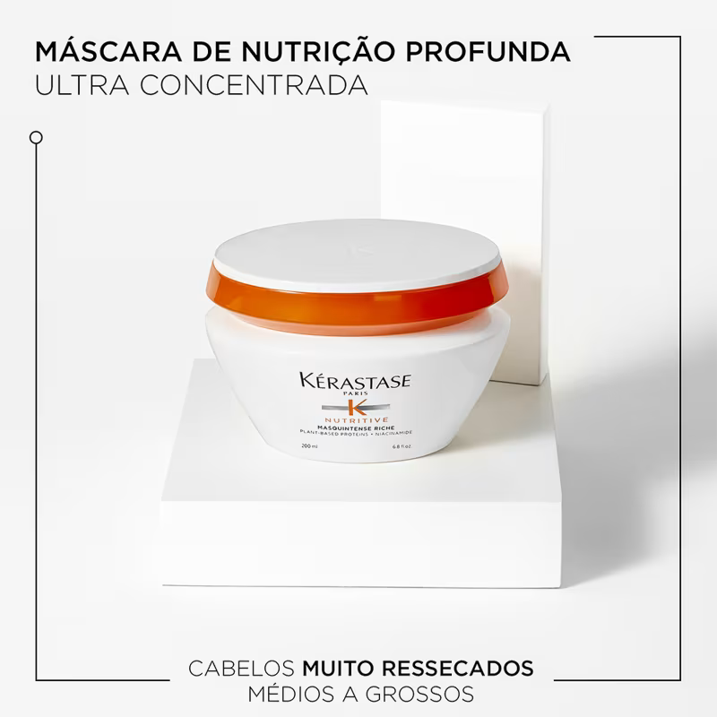 Máscara Kérastase Nutritive Masquintense Riche 200 ml