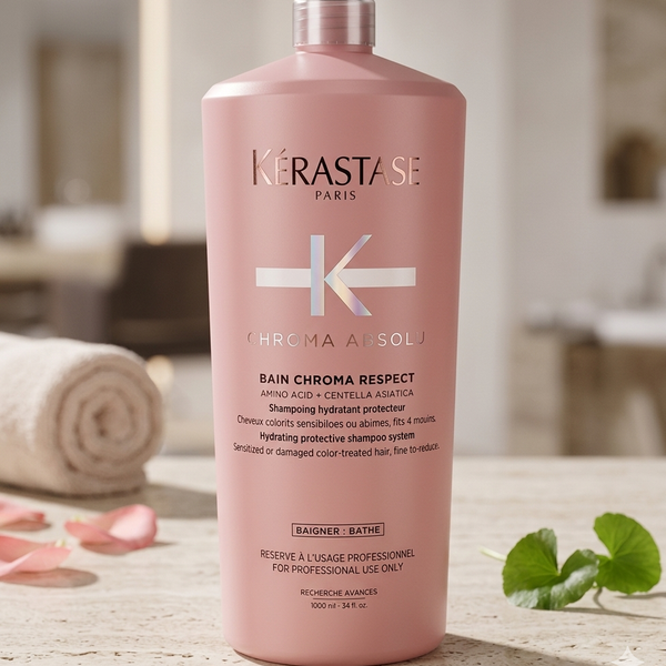 KERASTASE CHROMA ABSOLU BAIN CHROMA RESPECT SHAMPOO 1L