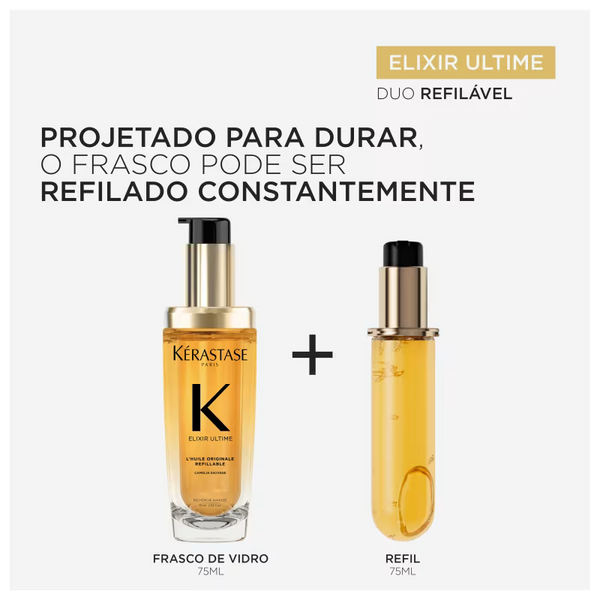 Kérastase Elixir Ultime L'Huile Originale Refillable - Óleo Capilar 75ml