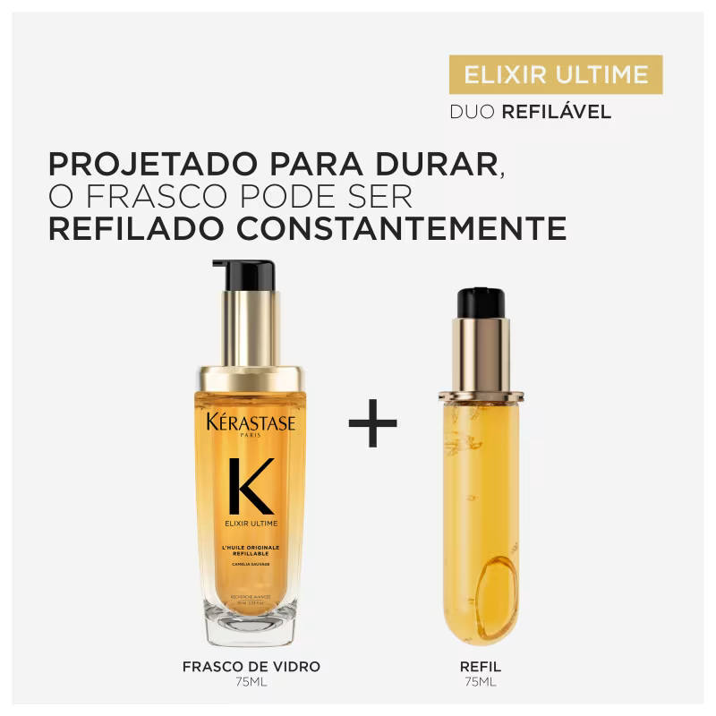Kérastase Elixir Ultime L'Huile Originale Refillable - Óleo Capilar 75ml