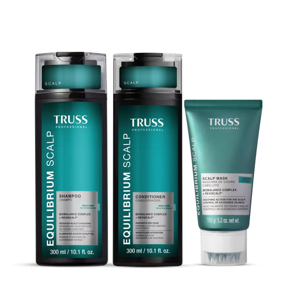 Kit TRUSS Equilibrium Scalp Home Care Trio (3 Produtos)