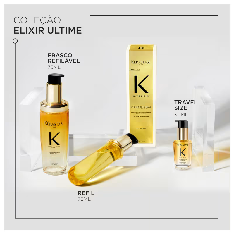 Kérastase Elixir Ultime L'Huile Originale Refillable - Óleo Capilar 75ml