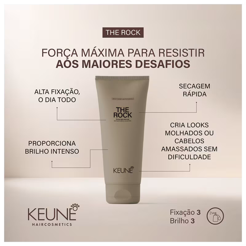 Keune Style The Rock - Gel Fixador 200ml