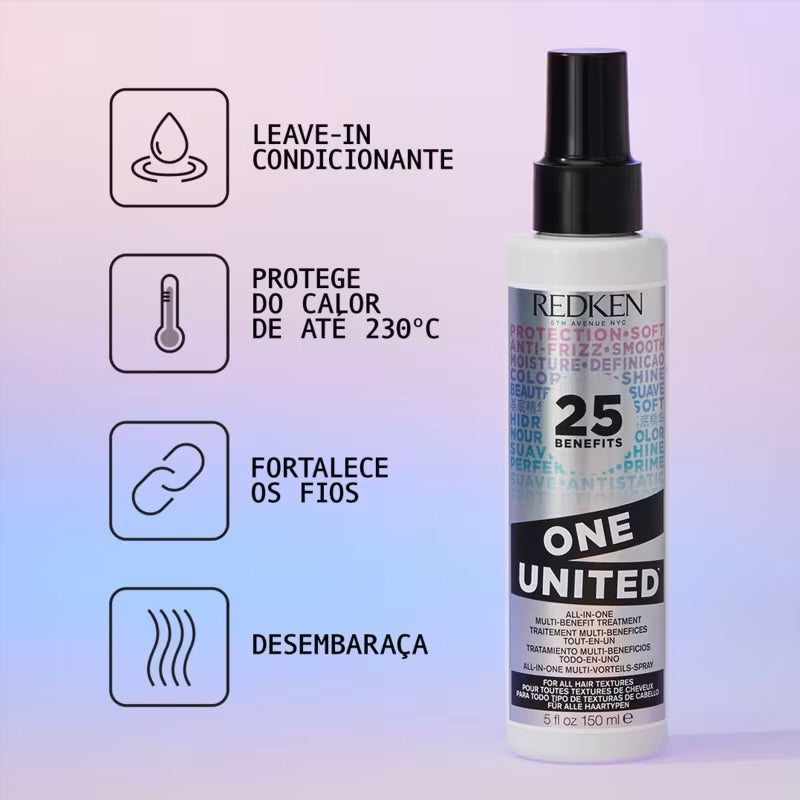 Redken One United 25 Benefits - Tratamento Multibenefícios 400ml