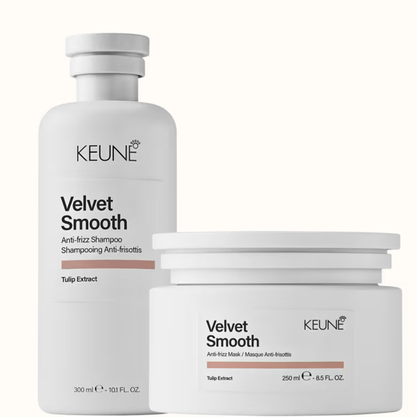 Kit Keune Care Velvet Smooth - Nutrição e Maciez (2 Produtos) + Escova couro cabeludo brinde