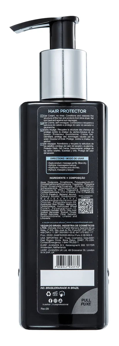TRUSS Brush Keratin - Leave-in e Protetor térmico 250ml