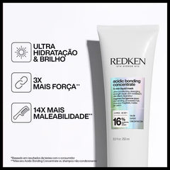 Redken Acidic Bonding Concentrate 16% - Máscara Capilar 250ml