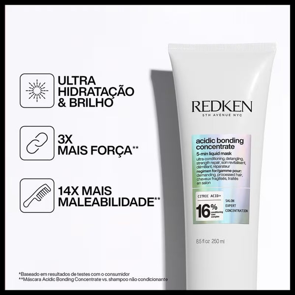 Redken Acidic Bonding Concentrate 16% - Máscara Capilar 250ml