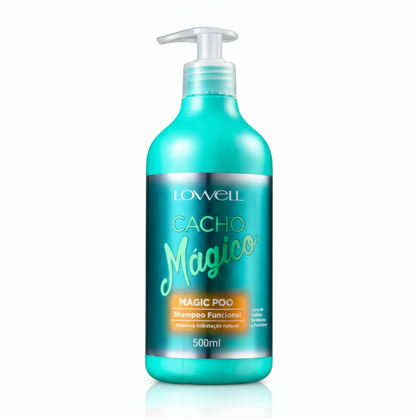 Lowell Cacho Mágico Magic Poo - Shampoo sem Sulfato 500ml