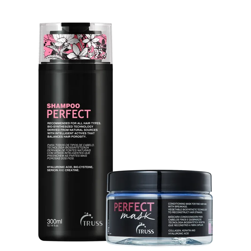Kit TRUSS Perfect Essential Care (2 Produtos)- Shampoo e Máscara