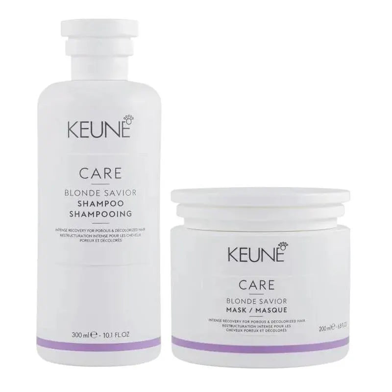 Kit Keune Care Blonde Savior Shampoo 300ml + Máscara 200ml