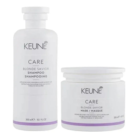Kit Keune Care Blonde Savior Shampoo 300ml + Máscara 200ml