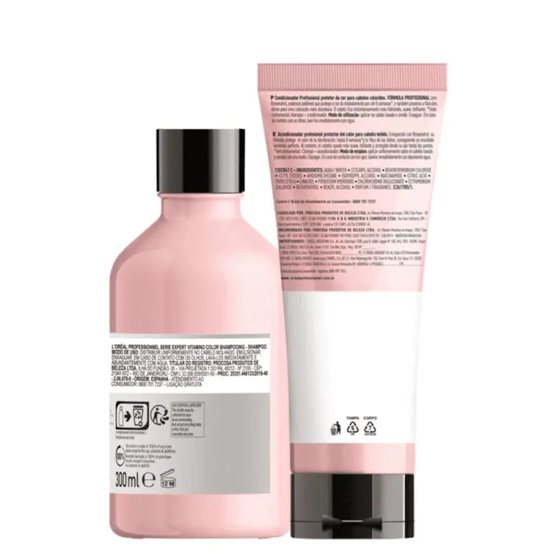Kit L'Oréal Professionnel Expert Vitamino Color Dueto Essencial - Shampoo e Condicionador