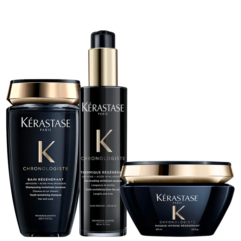 Kit Kérastase Chronologiste Regeneração (3 Produtos)