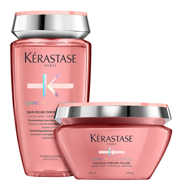 Kit Kérastase Chroma Absolu Riche Respect Filler - Shampoo e Máscara
