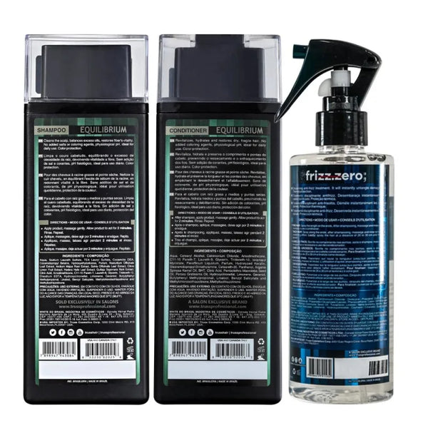 Kit Truss Equilibrium com shampoo, condicionador e leave-in