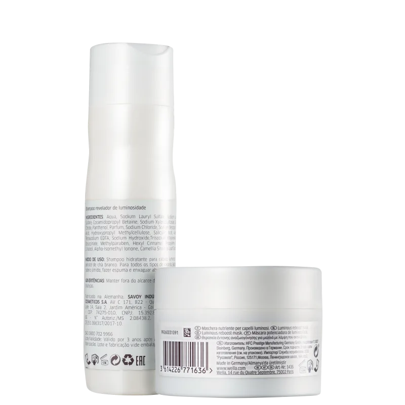 Kit Wella Professionals Oil Reflections Mask Duo  Kit de shampoo e máscara