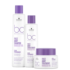 Kit Schwarzkopf Professional BC Bonacure Clean Performance Frizz Away Home Care- shampoo e condicionador