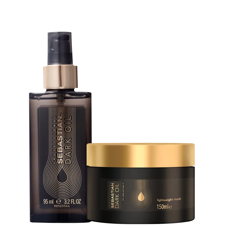 Kit Sebastian Professional Dark Oil Mask Duo - óleo capilar e máscara